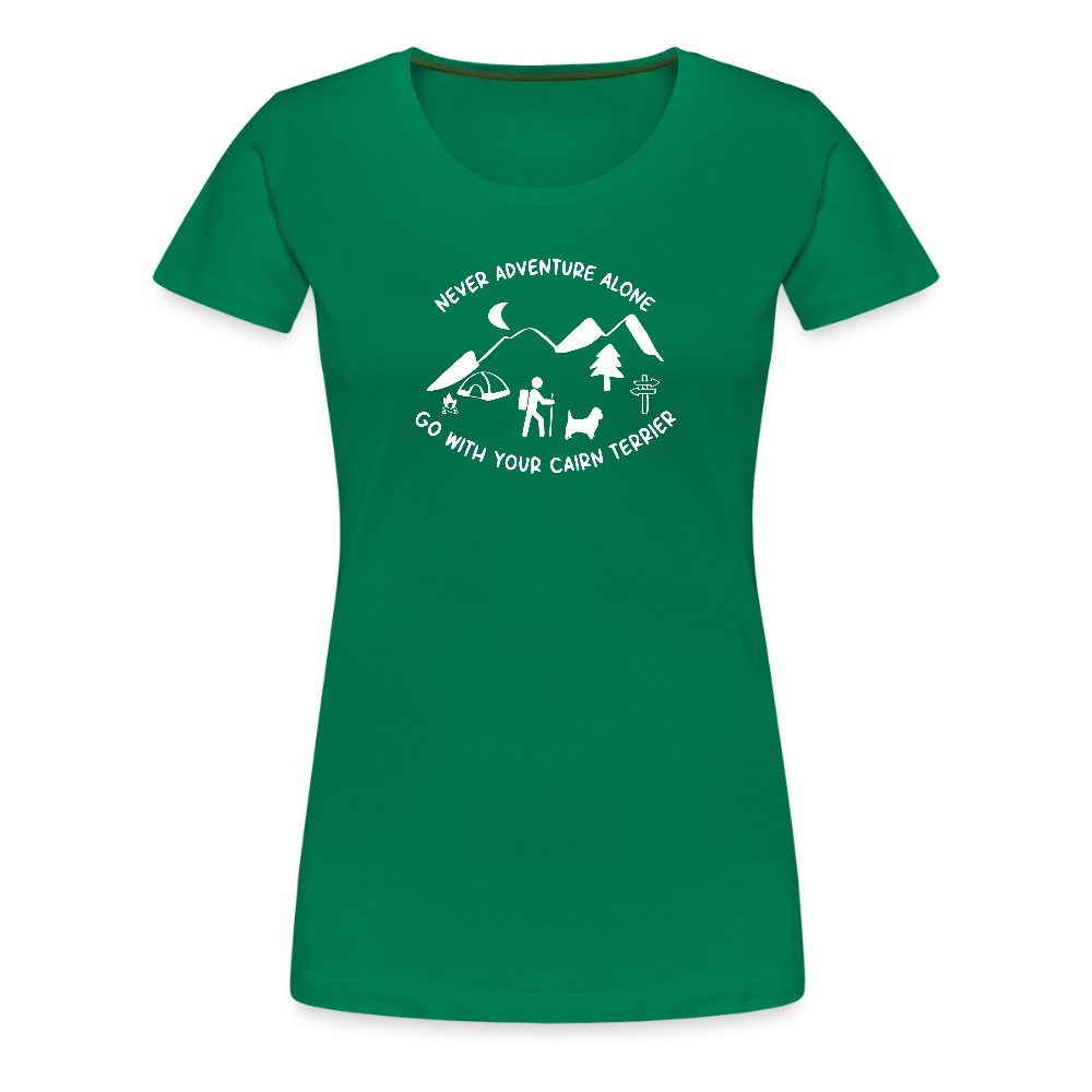 Women’s Premium T-Shirt - Cairn Terrier - Abenteuer - Kelly Green