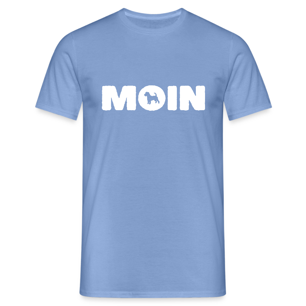 Jack Russell Terrier - Moin | Männer T-Shirt - carolina blue