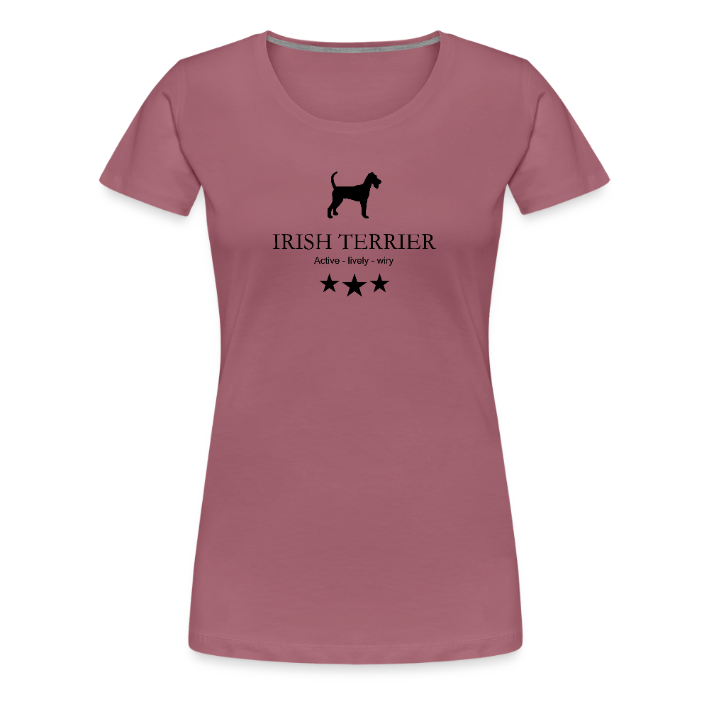 Women’s Premium T-Shirt - Irish Terrier - Active, lively, wiry... - Malve