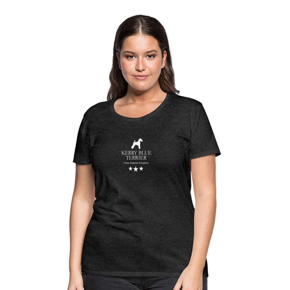 Women’s Premium T-Shirt - Kerry Blue Terrier - Terrier character throughout... - Anthrazit