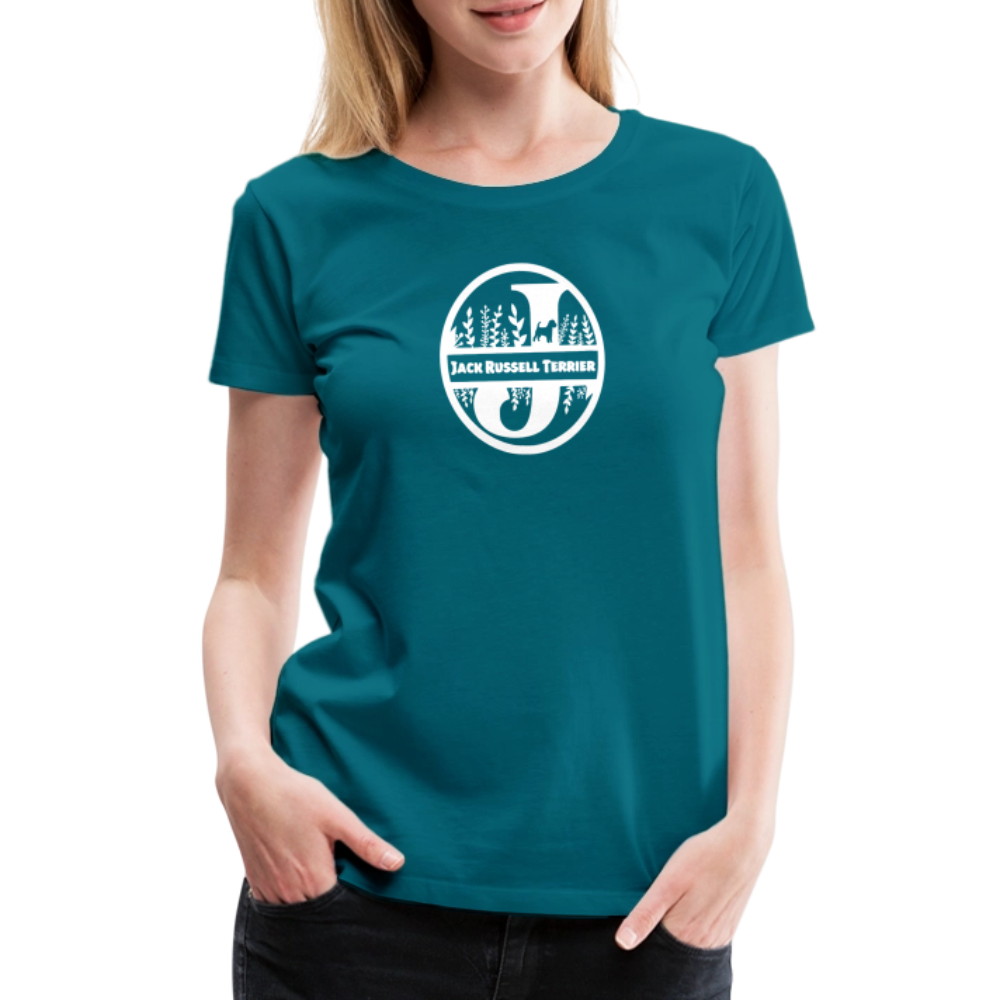 Women’s Premium T-Shirt - Jack Russell Terrier - Monogramm - Divablau