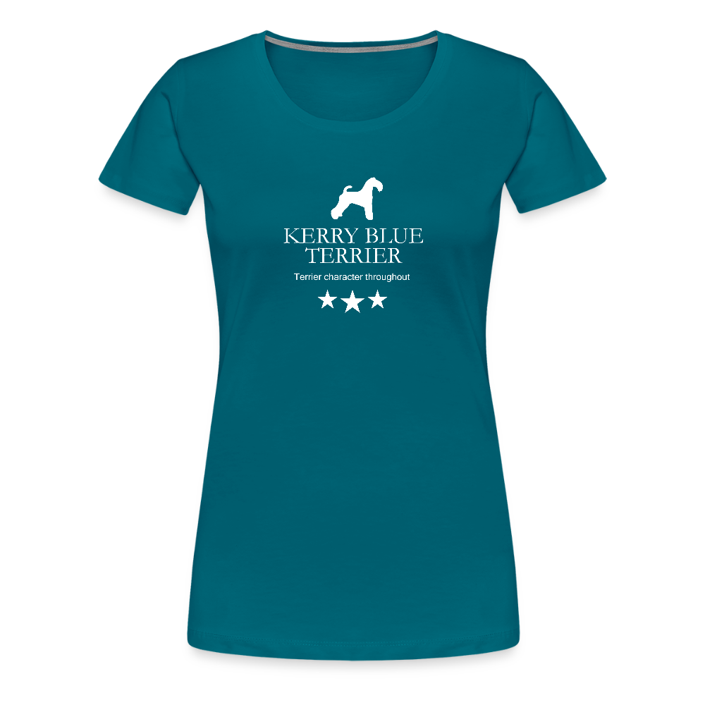 Women’s Premium T-Shirt - Kerry Blue Terrier - Terrier character throughout... - Divablau
