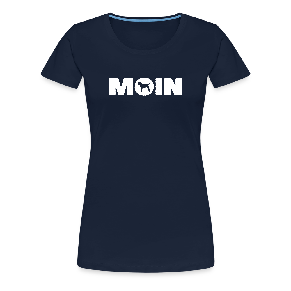 Women’s Premium T-Shirt - Border Terrier - Moin - Navy