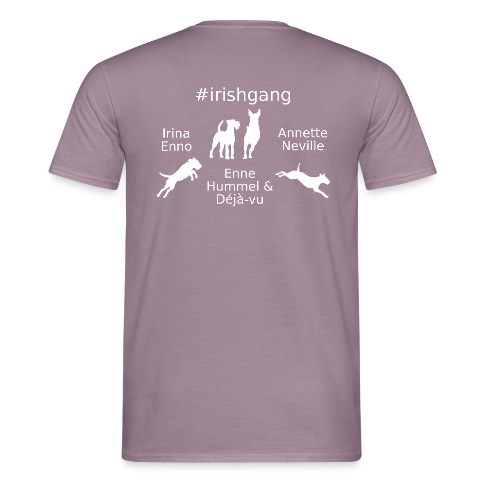 Männer T-Shirt - IRISHGANG - Lilagrau