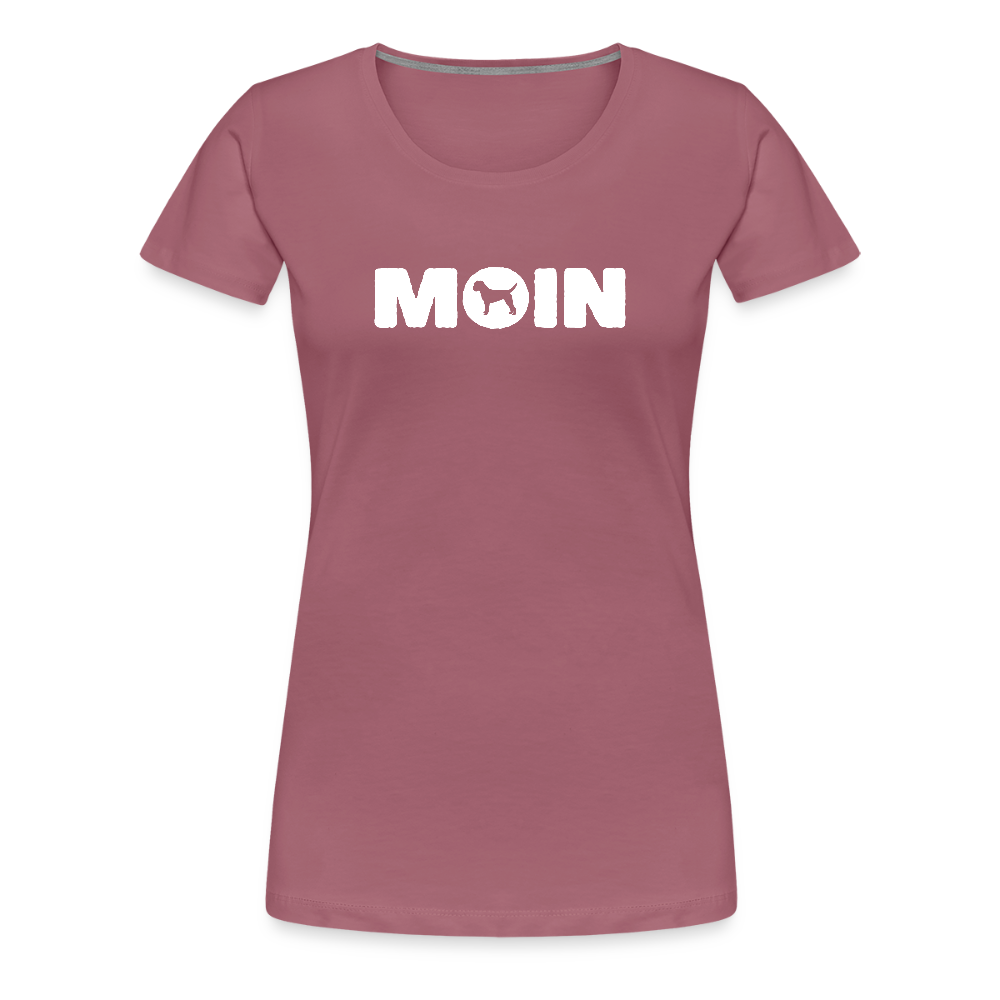 Women’s Premium T-Shirt - Border Terrier - Moin - Malve
