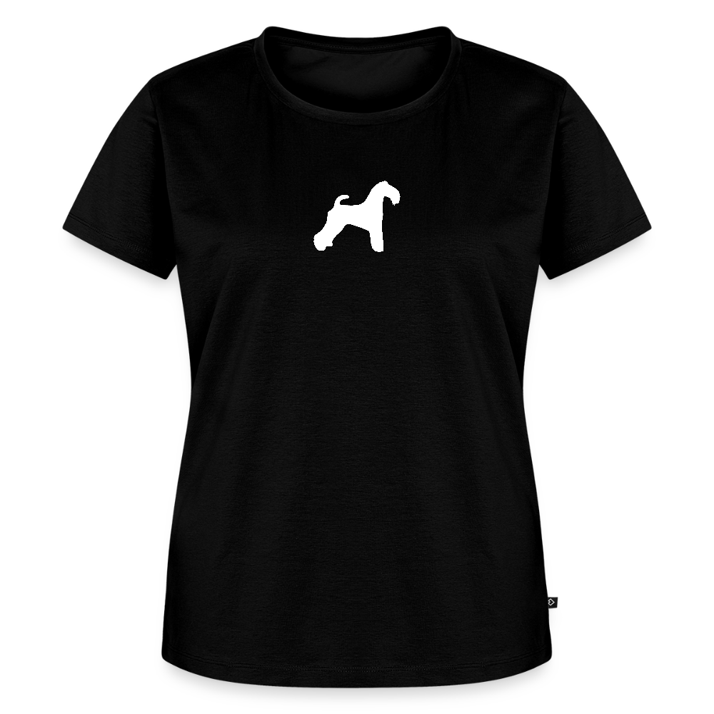 Kerry Blue Terrier-Silhouette | Women’s Premium T-Shirt - Schwarz