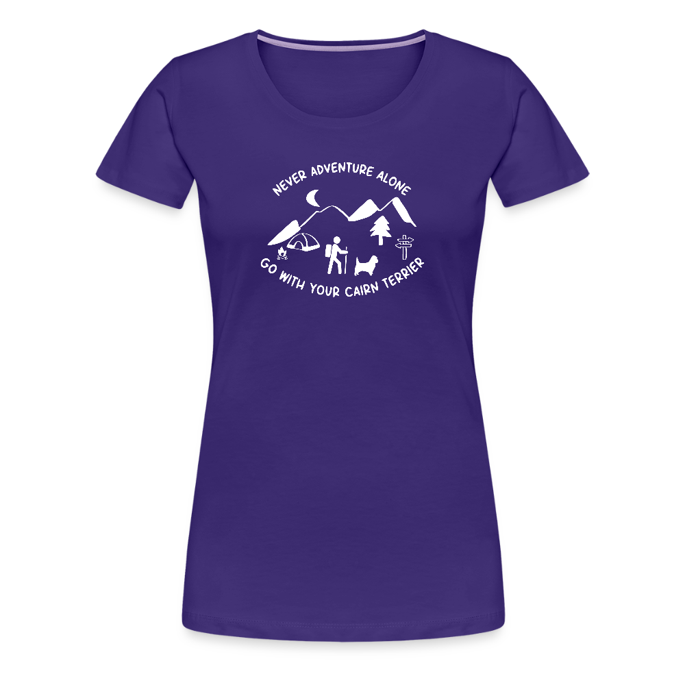 Women’s Premium T-Shirt - Cairn Terrier - Abenteuer - Lila