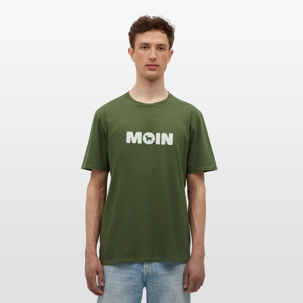 Bull Terrier - Moin | Männer T-Shirt - Militärgrün
