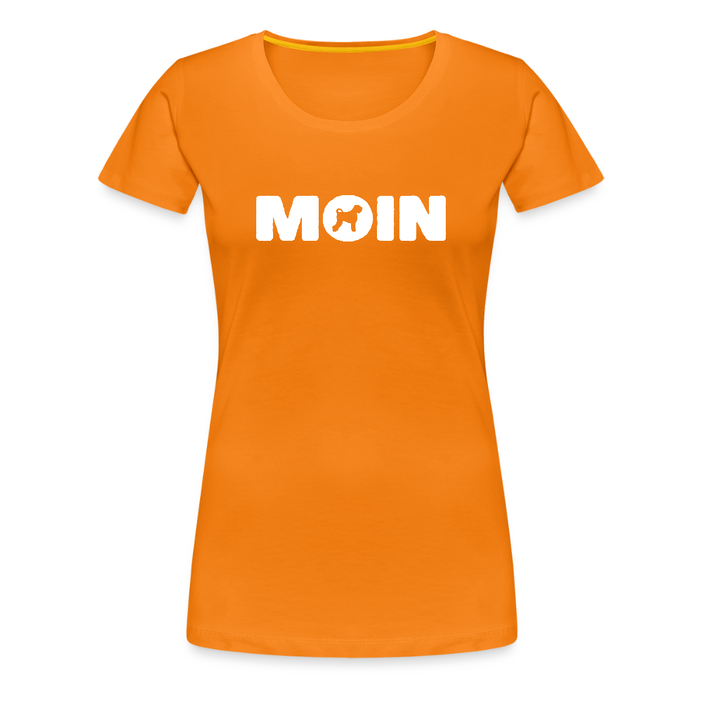 Women’s Premium T-Shirt - Schwarzer Russischer Terrier - Moin - Orange