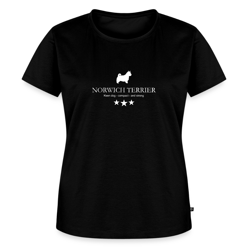 Women’s Premium T-Shirt - Norwich Terrier - Keen dog, compact and strong... - Schwarz