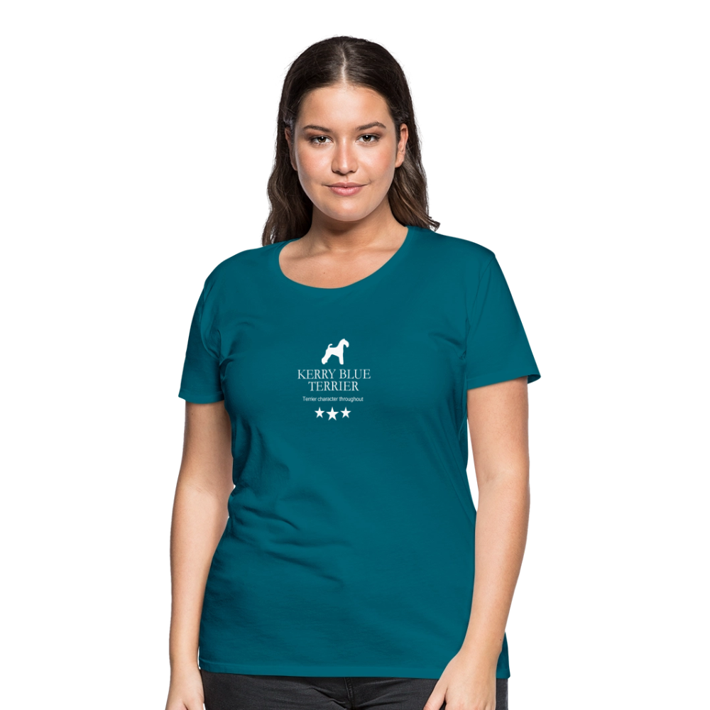 Women’s Premium T-Shirt - Kerry Blue Terrier - Terrier character throughout... - Divablau