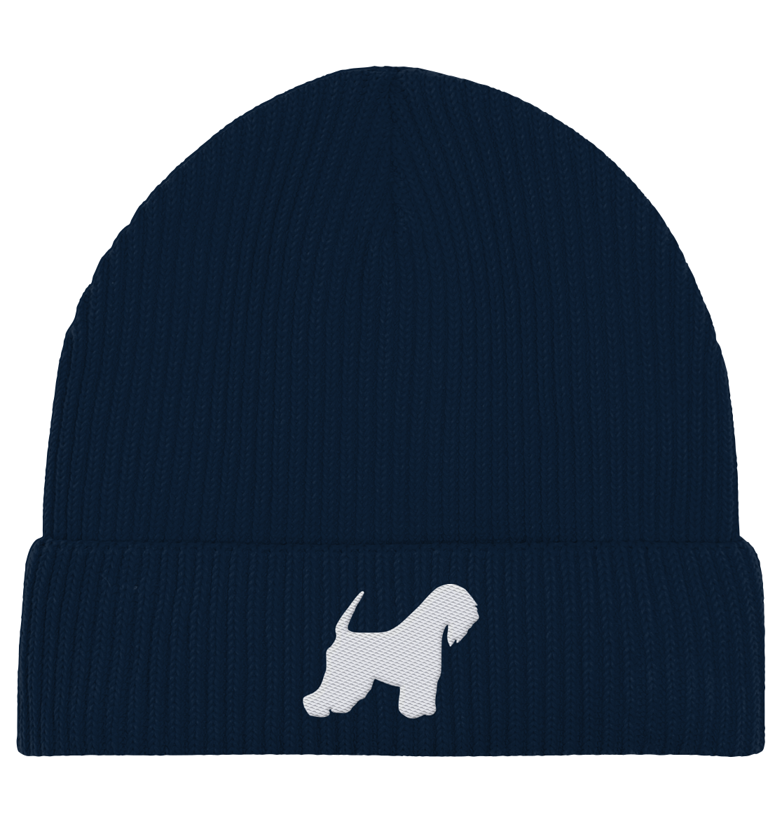 Irish Soft Coated Wheaten Terrier-Silhouette - Organic Fisherman Beanie