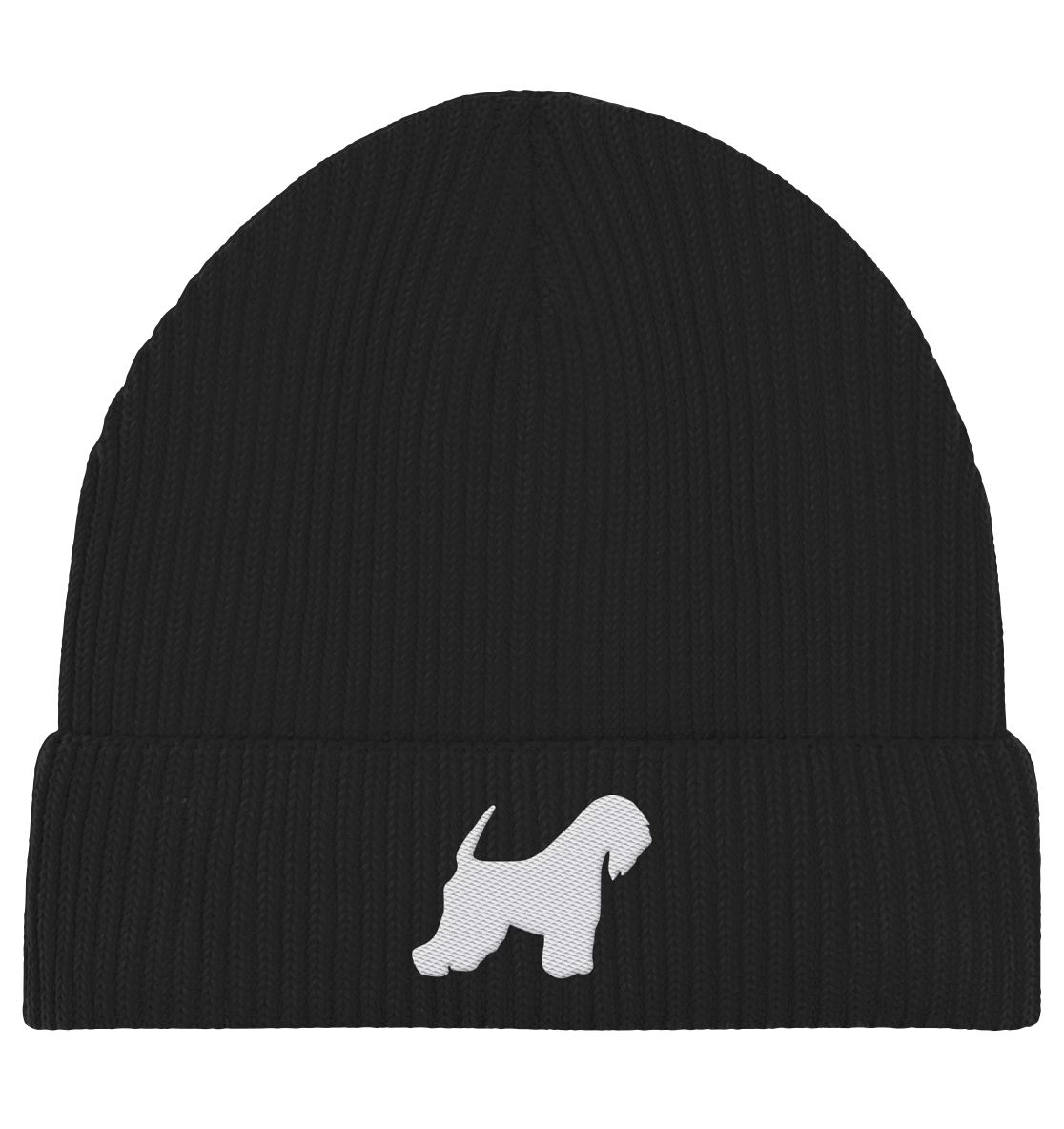 Irish Soft Coated Wheaten Terrier-Silhouette - Organic Fisherman Beanie