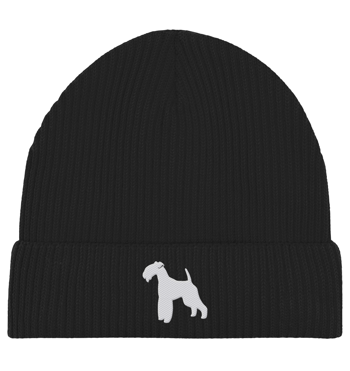 Lakeland Terrier-Silhouette - Organic Fisherman Beanie