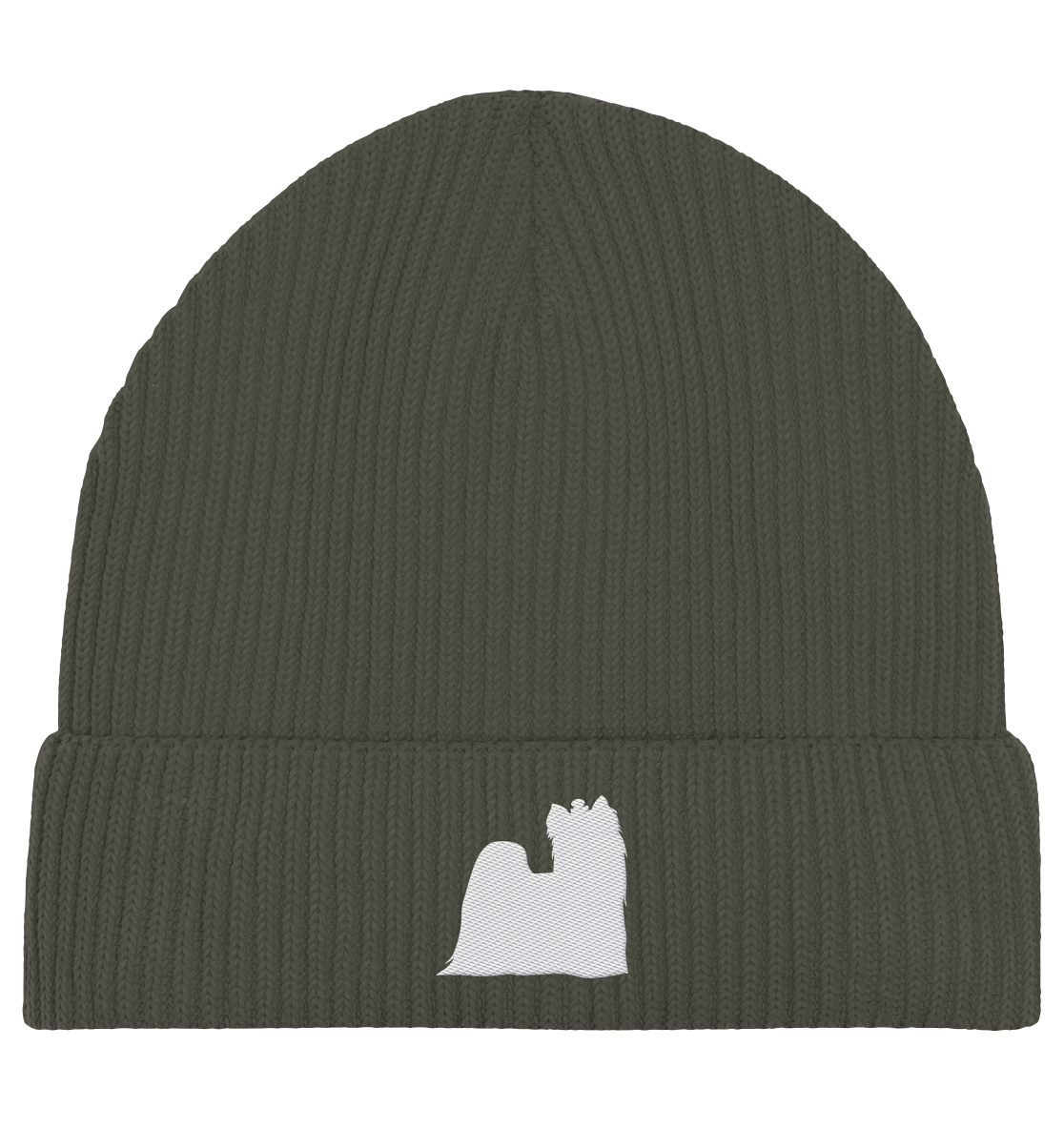 Yorkshire Terrier-Silhouette - Organic Fisherman Beanie