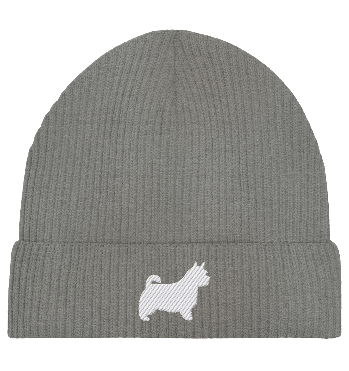 Norwich Terrier-Silhouette - Organic Fisherman Beanie