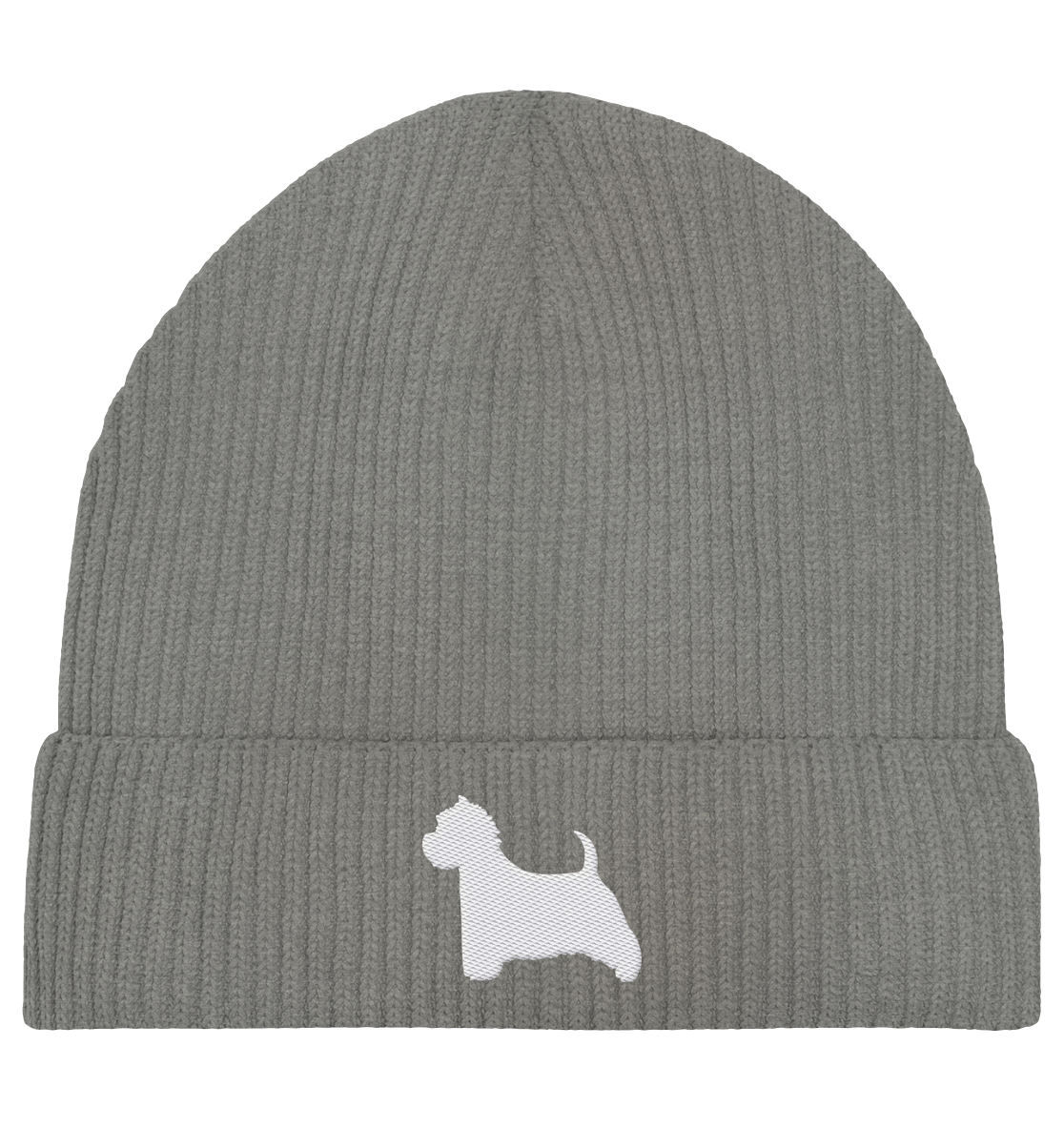 West Highland White Terrier-Silhouette - Organic Fisherman Beanie