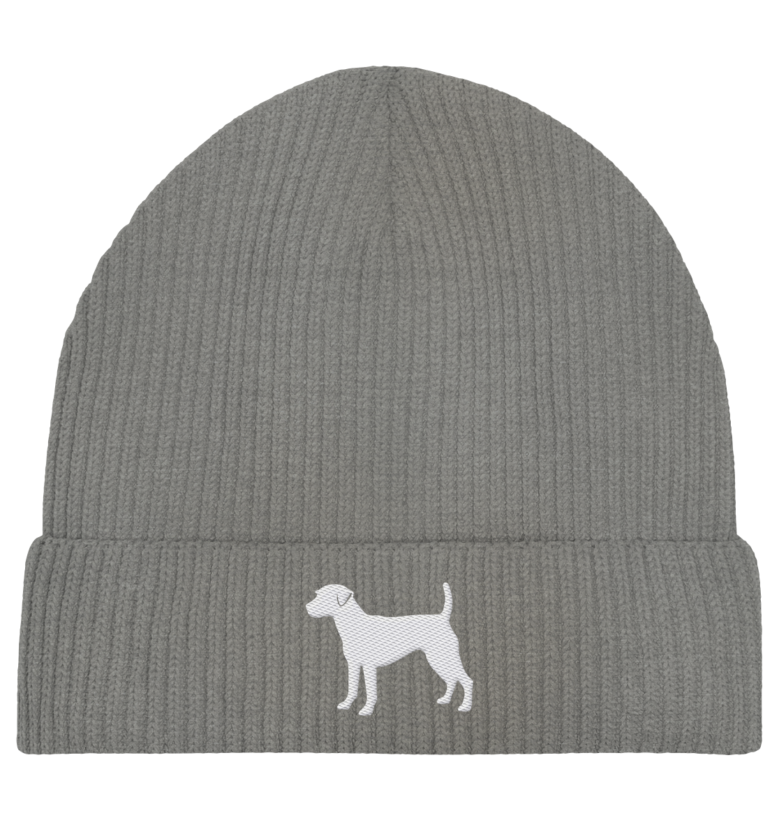 Parson Russell Terrier-Silhouette - Organic Fisherman Beanie