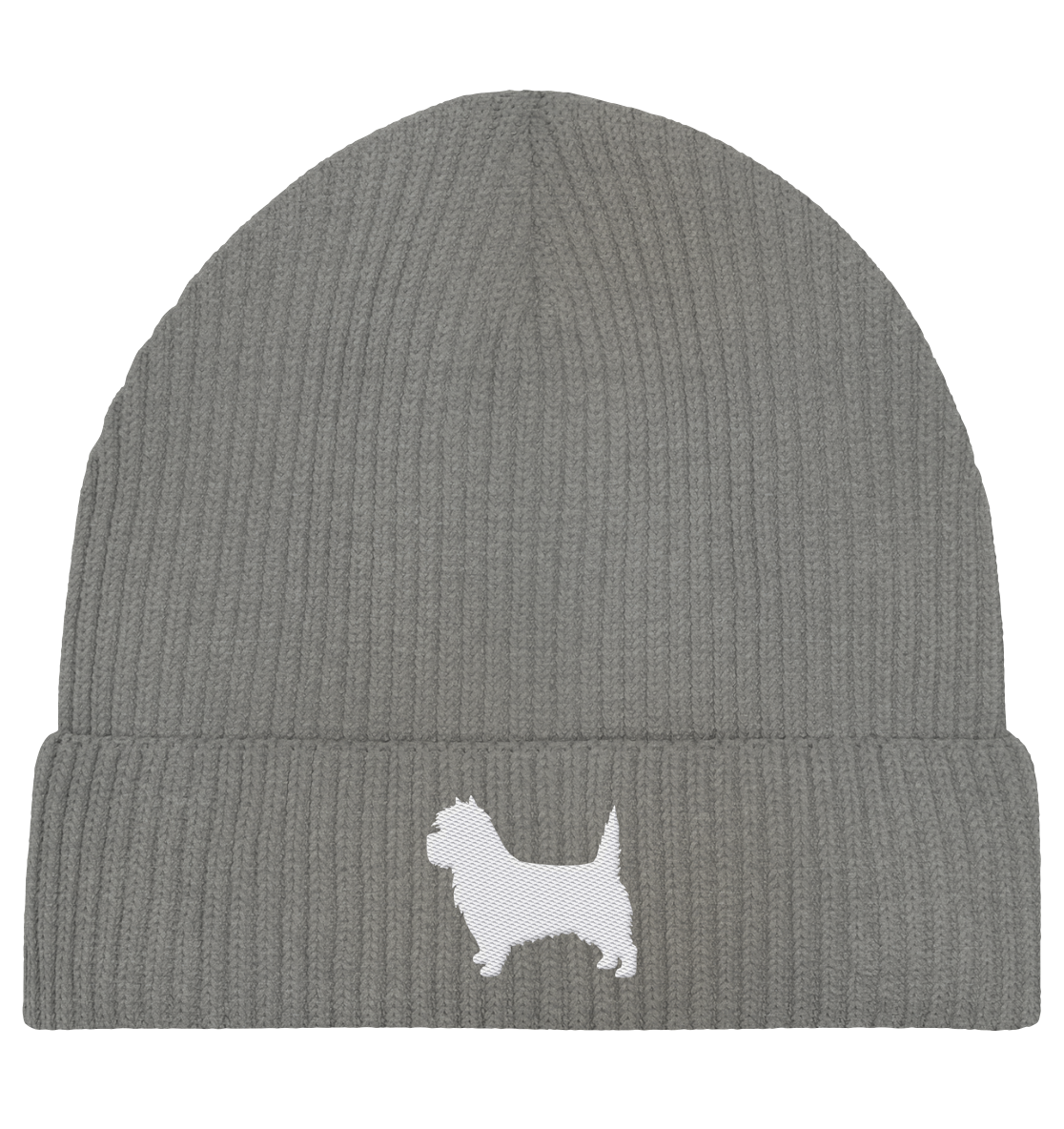 Cairn Terrier-Silhouette - Organic Fisherman Beanie