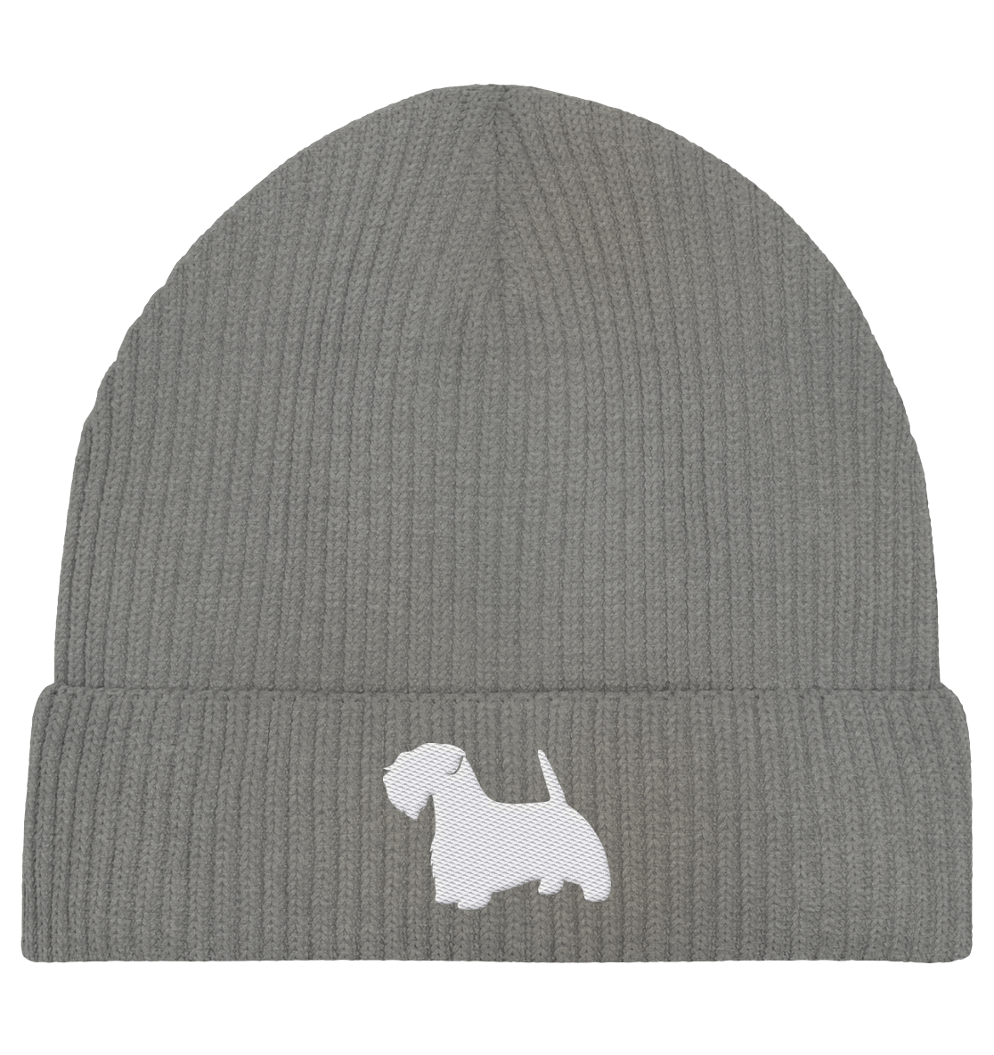 Sealyham Terrier-Silhouette - Organic Fisherman Beanie
