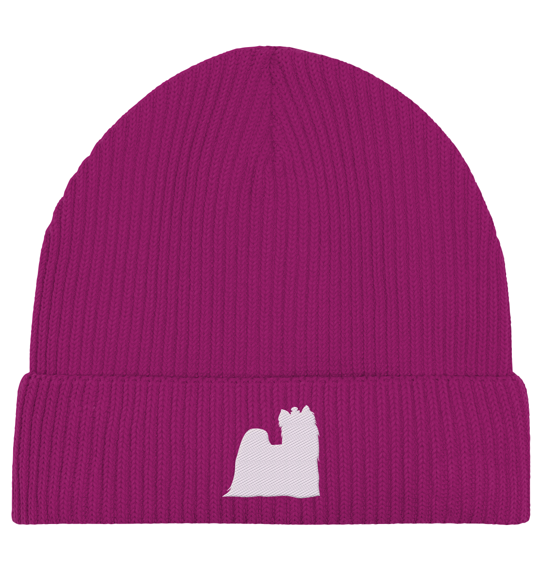 Yorkshire Terrier-Silhouette - Organic Fisherman Beanie