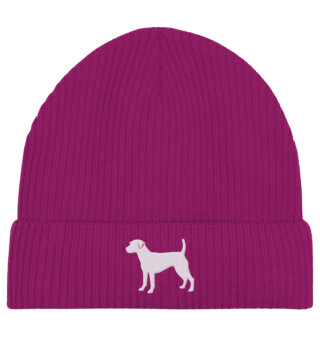 Parson Russell Terrier-Silhouette - Organic Fisherman Beanie
