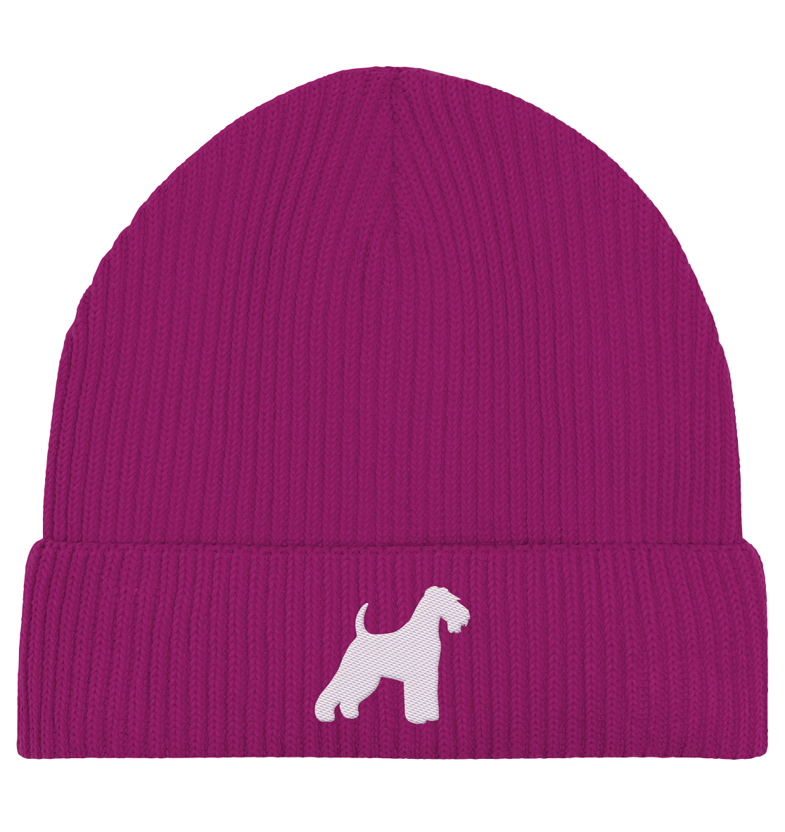 Welsh Terrier-Silhouette - Organic Fisherman Beanie