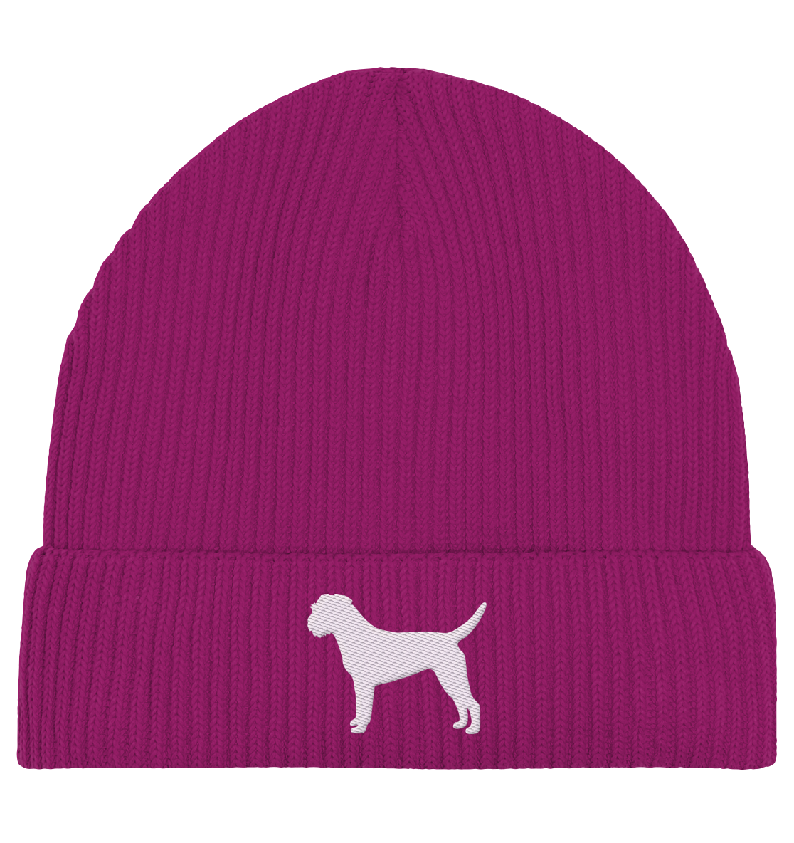 Border Terrier-Silhouette - Organic Fisherman Beanie