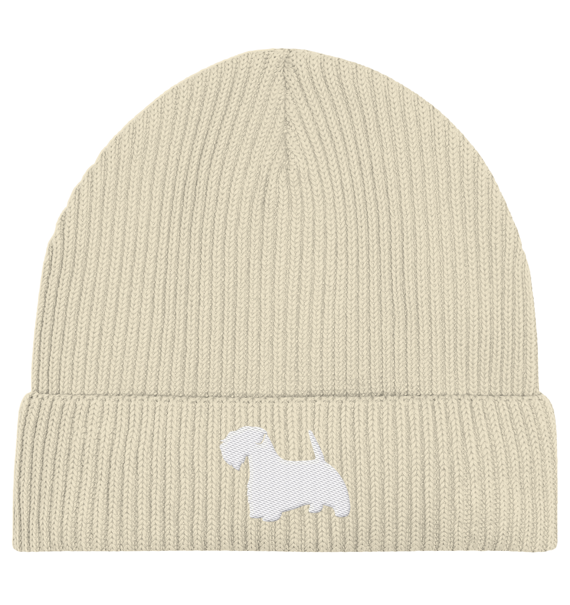 Sealyham Terrier-Silhouette - Organic Fisherman Beanie
