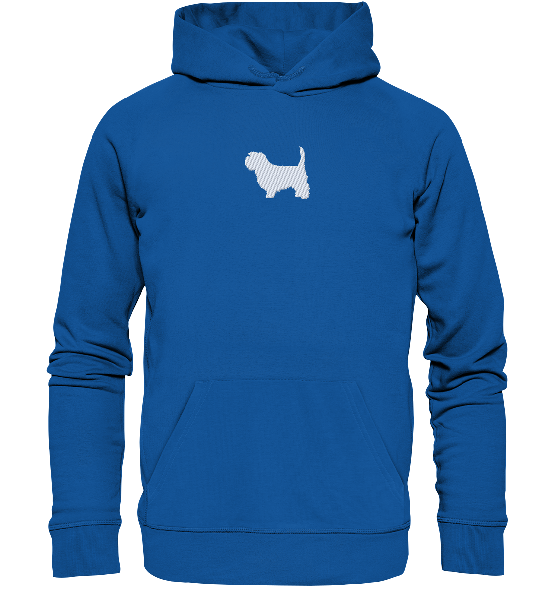 Irish Glen of Imaal Terrier-Silhouette - Organic Hoodie (Stick)