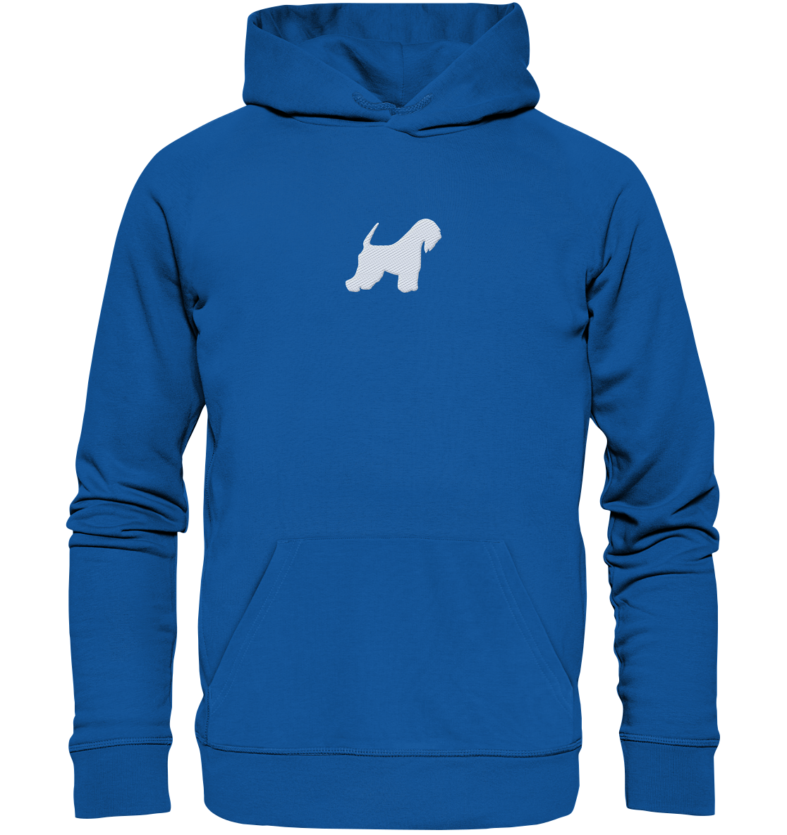 Irish Soft Coated Wheaten Terrier-Silhouette - Organic Hoodie (Stick)