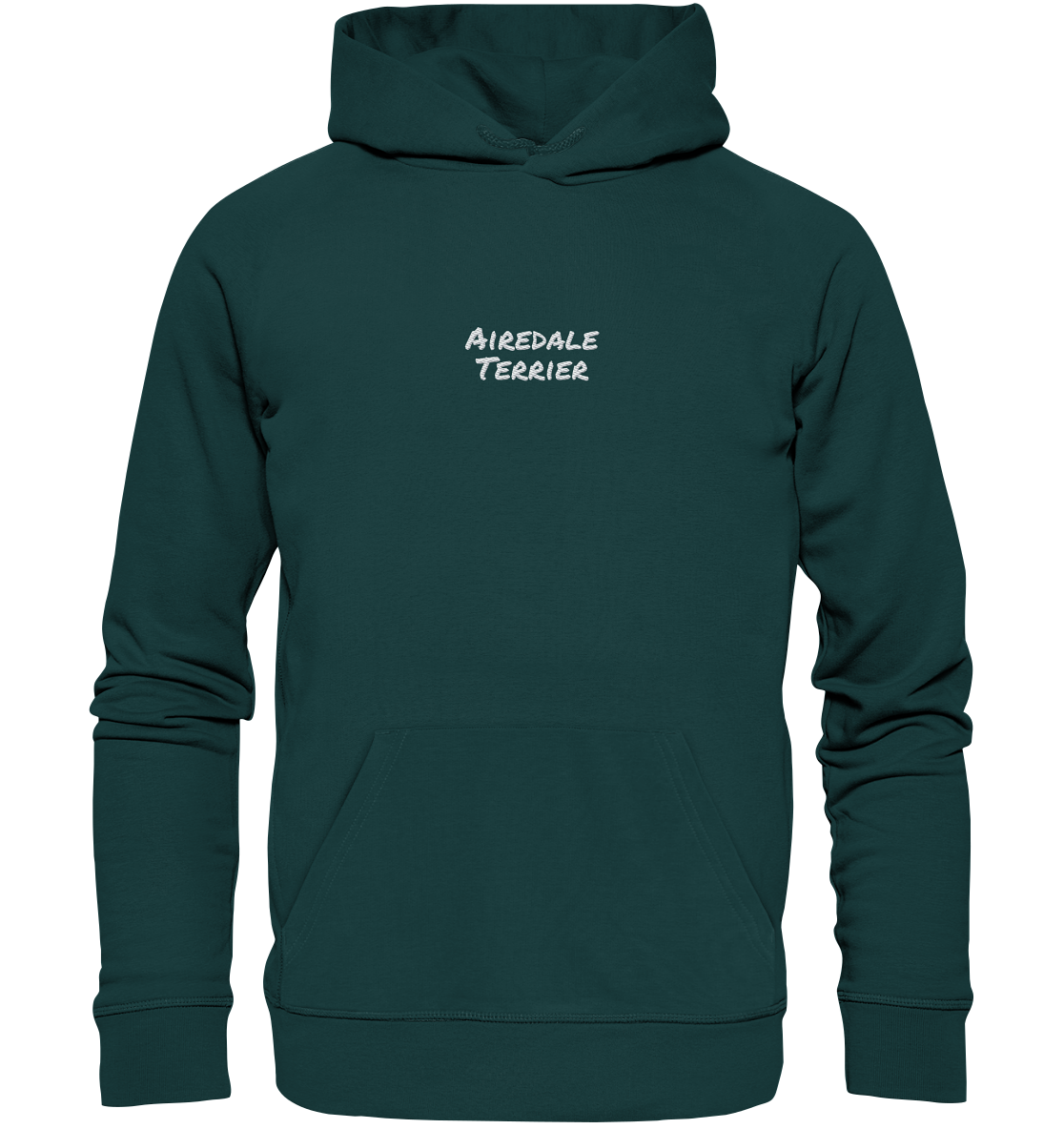 Airedale Terrier - Organic Hoodie (Stick)