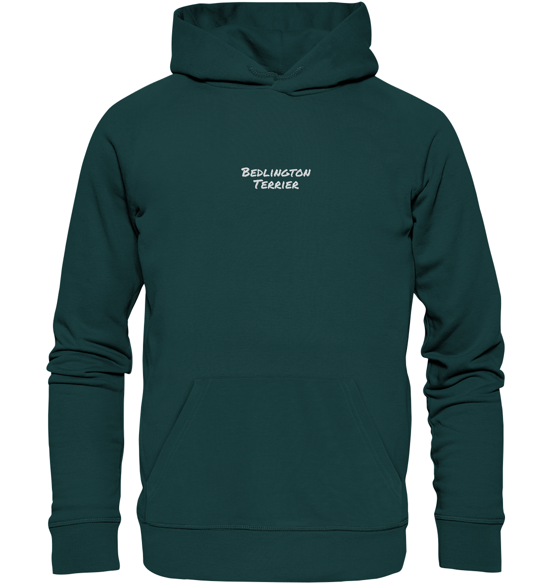 Bedlington Terrier - Organic Hoodie (Stick)