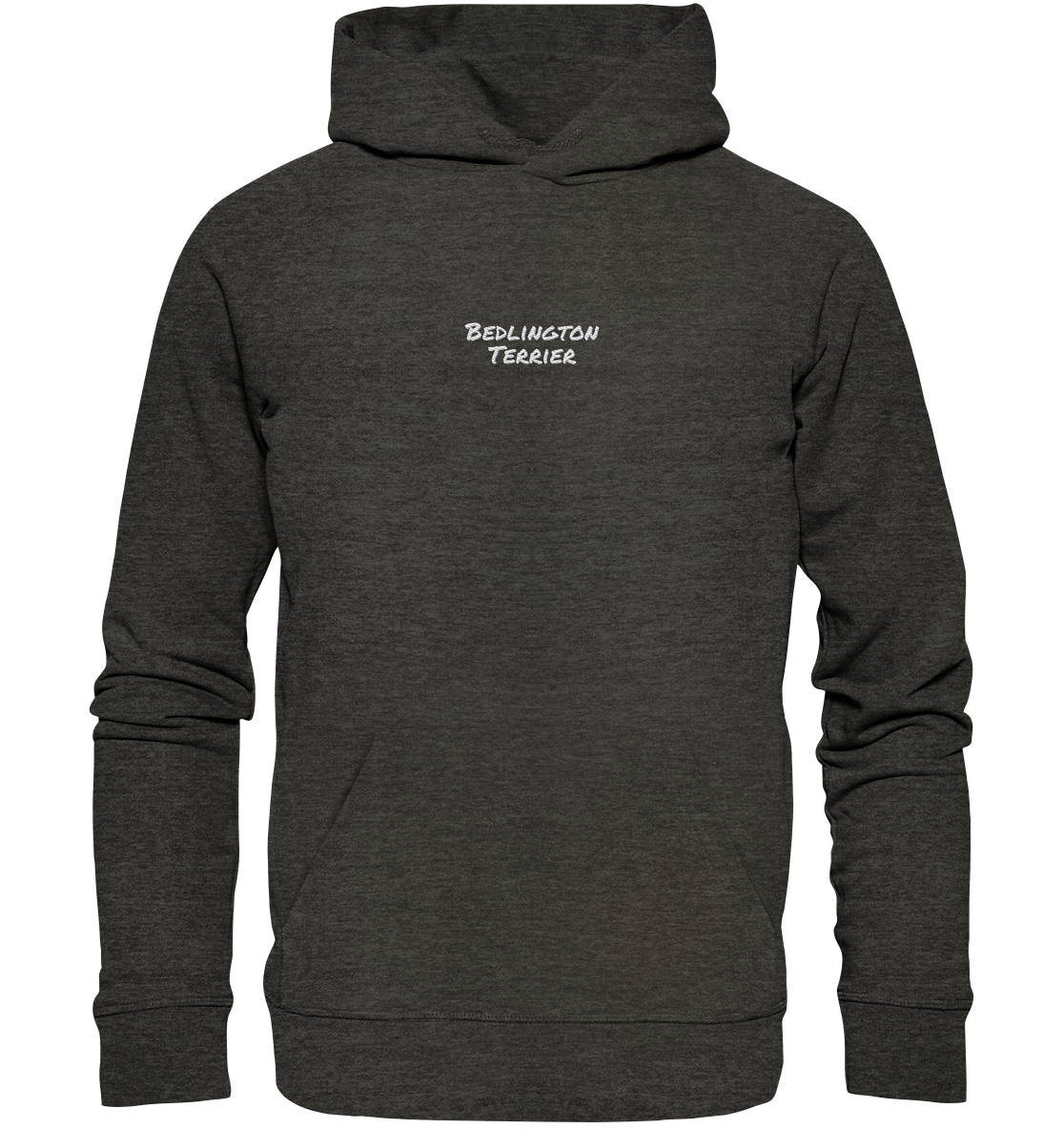 Bedlington Terrier - Organic Hoodie (Stick)