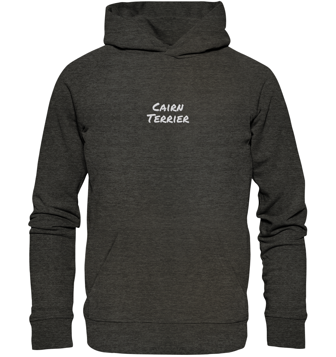 Cairn Terrier - Organic Hoodie (Stick)