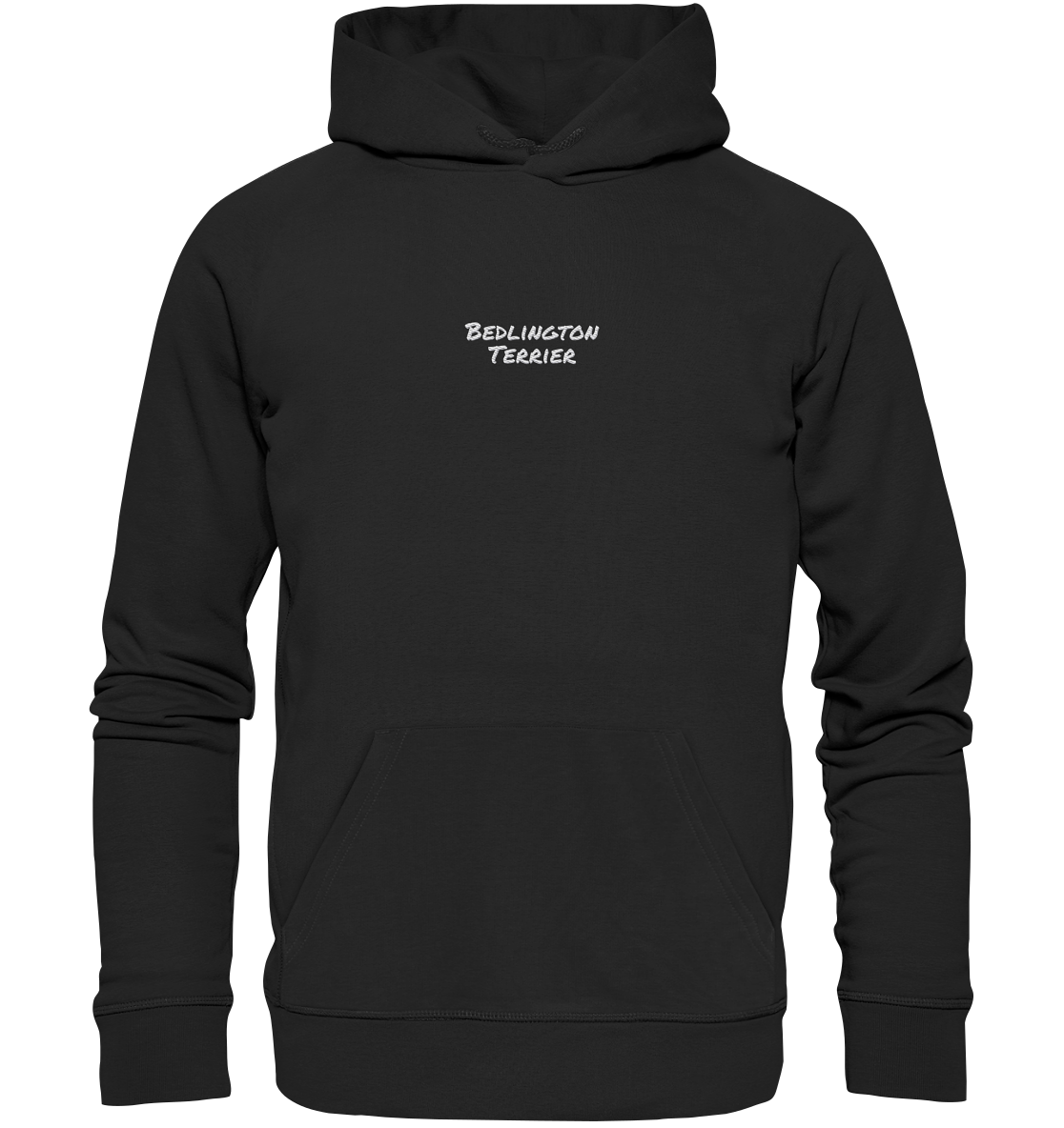Bedlington Terrier - Organic Hoodie (Stick)