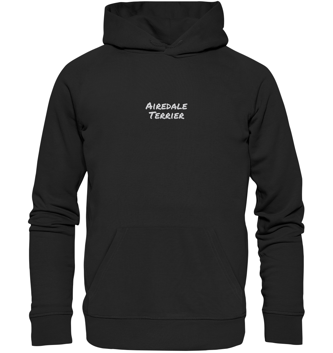 Airedale Terrier - Organic Hoodie (Stick)