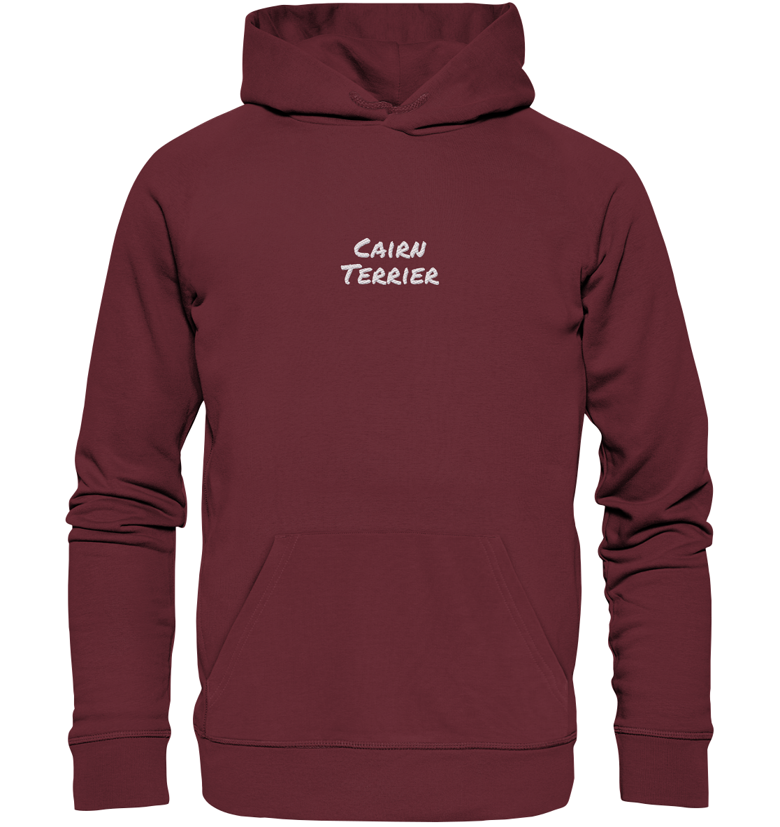 Cairn Terrier - Organic Hoodie (Stick)