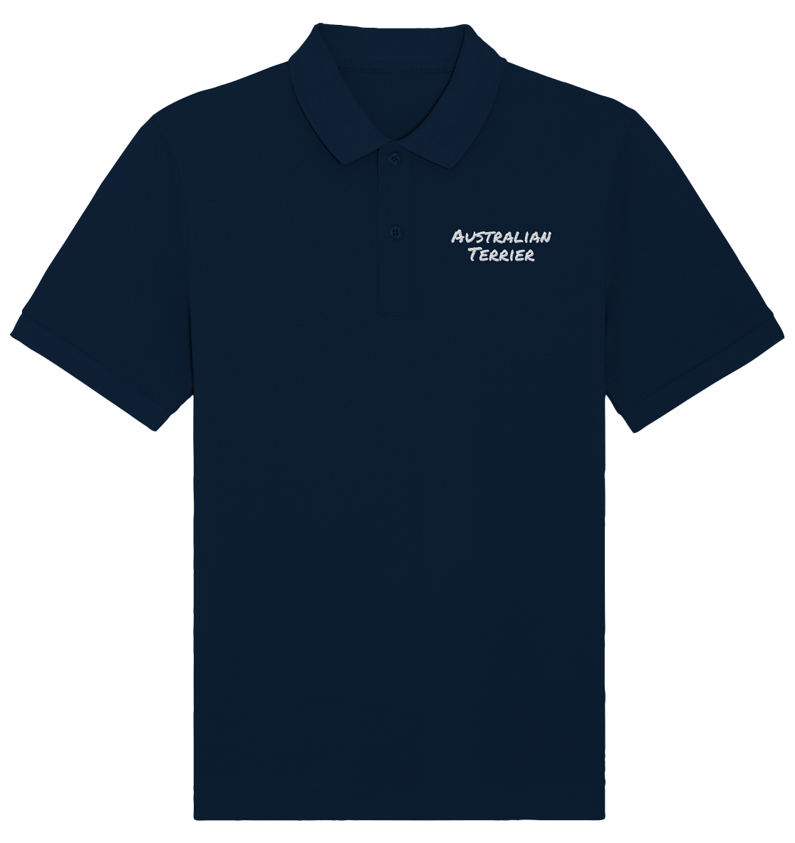 Australian Terrier - Organic Poloshirt (Stick)