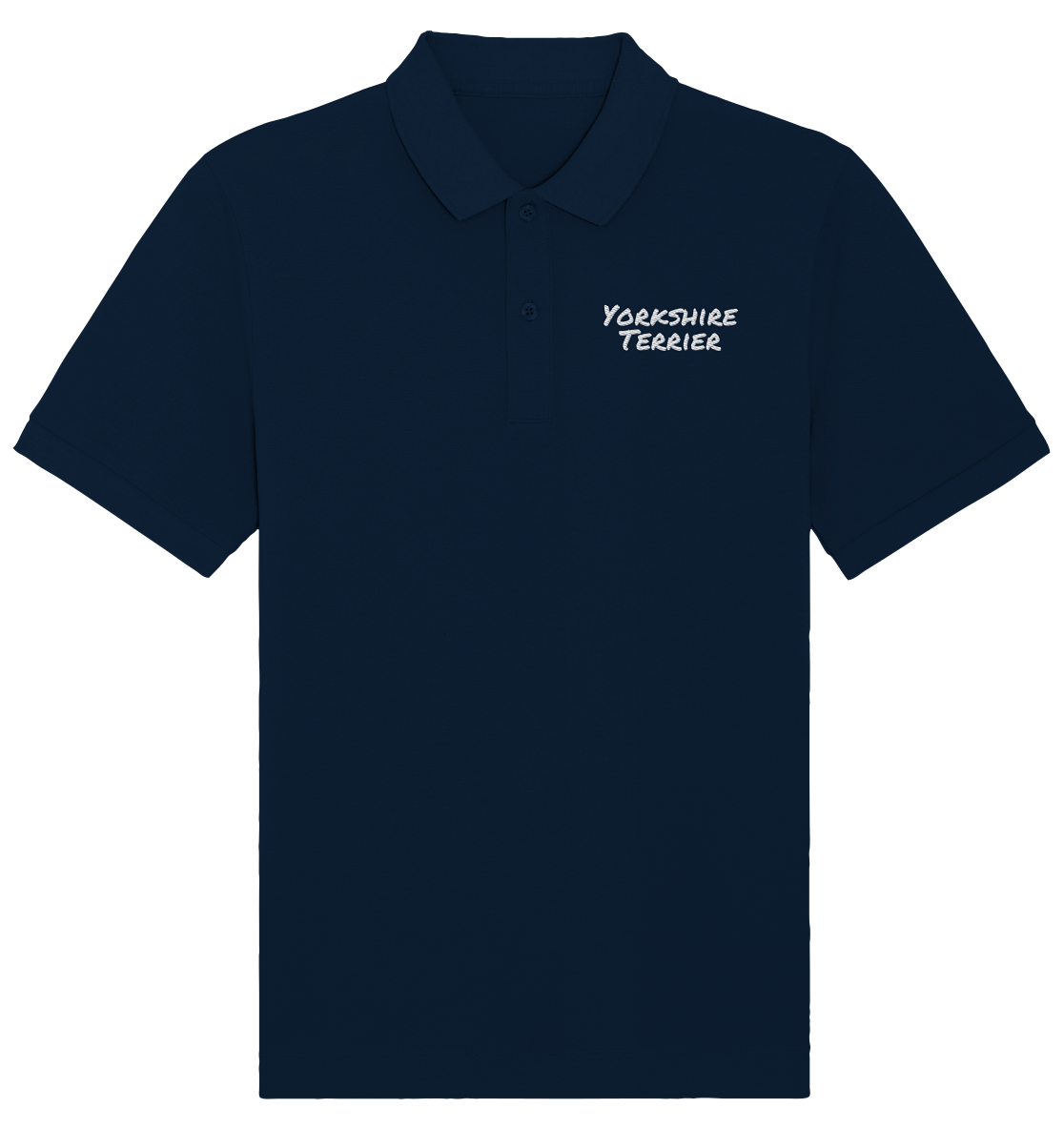 Yorkshire Terrier - Organic Poloshirt (Stick)