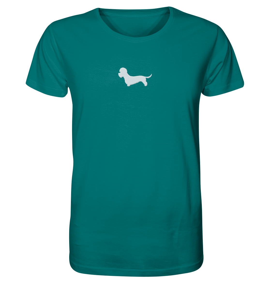Dandie Dinmont Terrier-Silhouette - Organic Shirt (Stick)