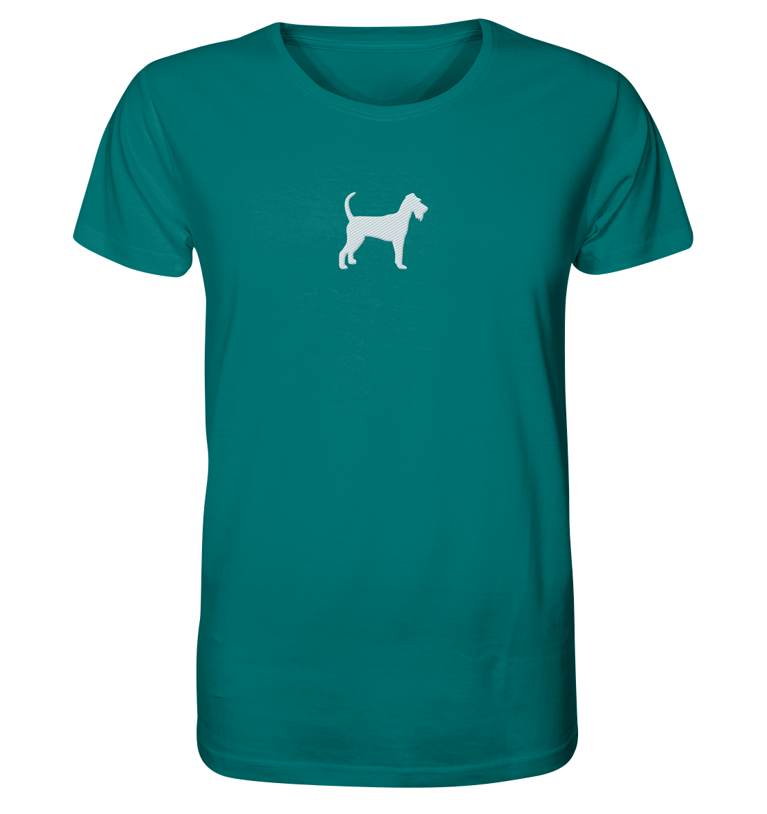 Irish Terrier-Silhouette - Organic Shirt (Stick)