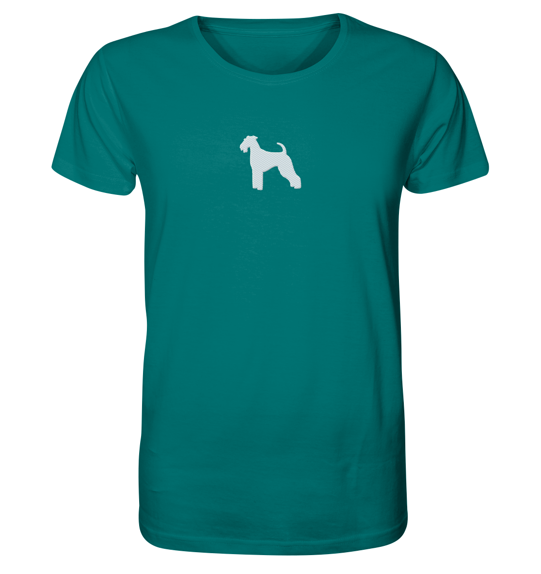 Airedale Terrier-Silhouette - Organic Shirt (Stick)
