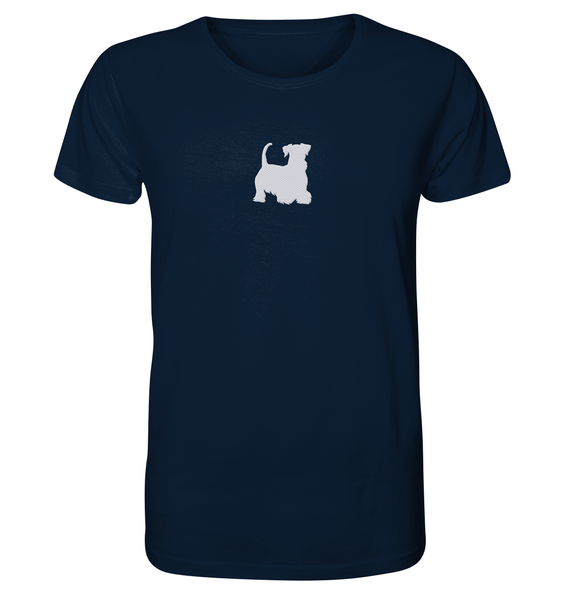Cesky Terrier-Silhouette - Organic Shirt (Stick)