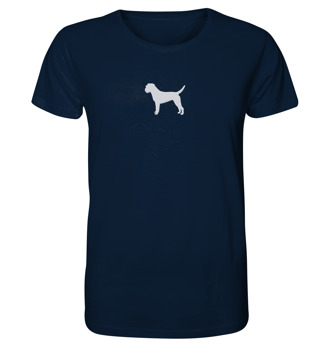 Border Terrier-Silhouette - Organic Shirt (Stick)