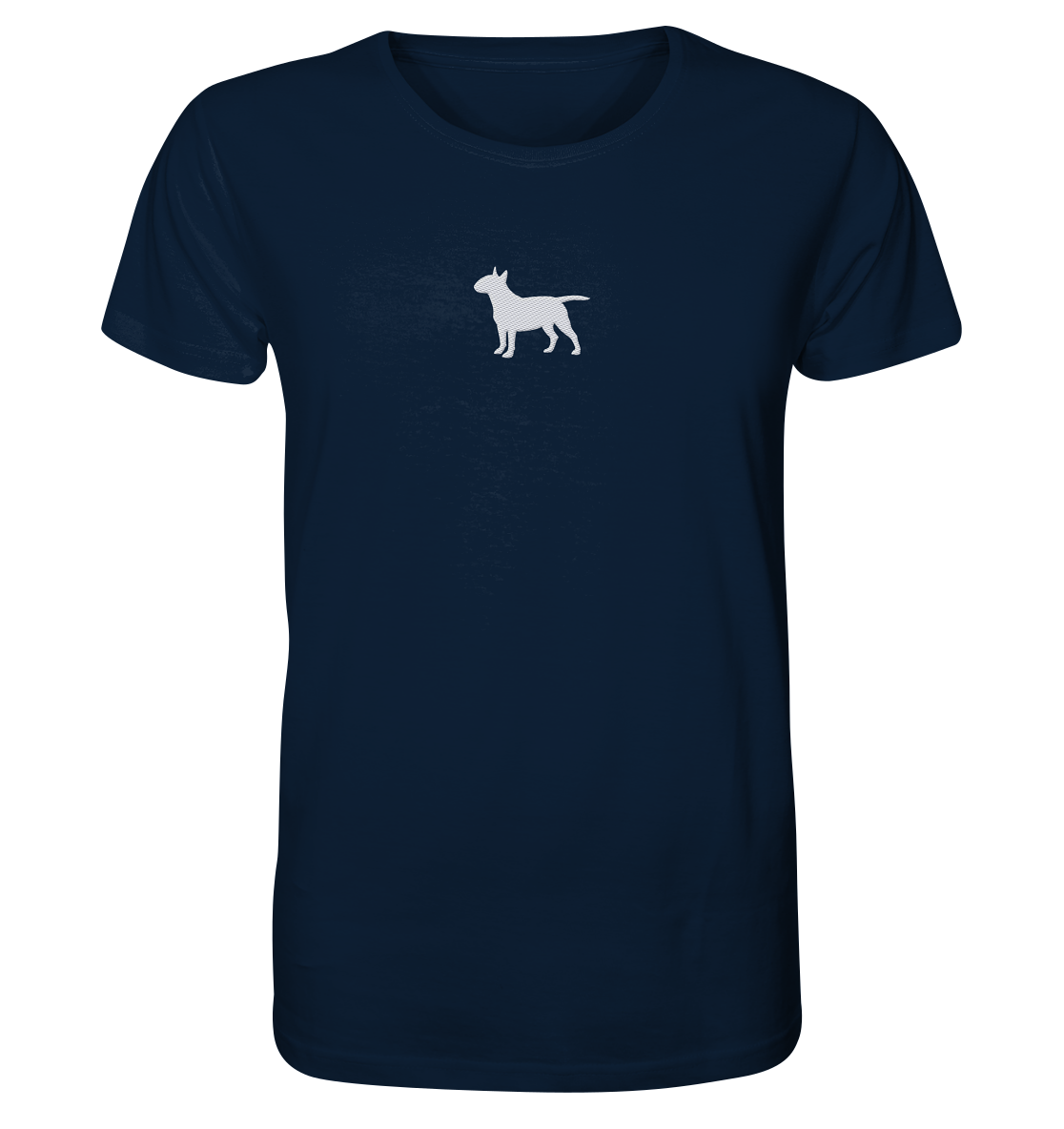 Bull Terrier-Silhouette - Organic Shirt (Stick)