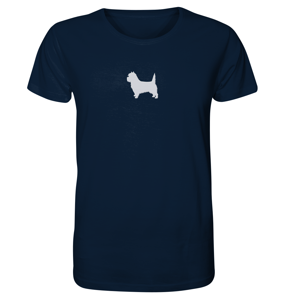 Cairn Terrier-Silhouette - Organic Shirt (Stick)