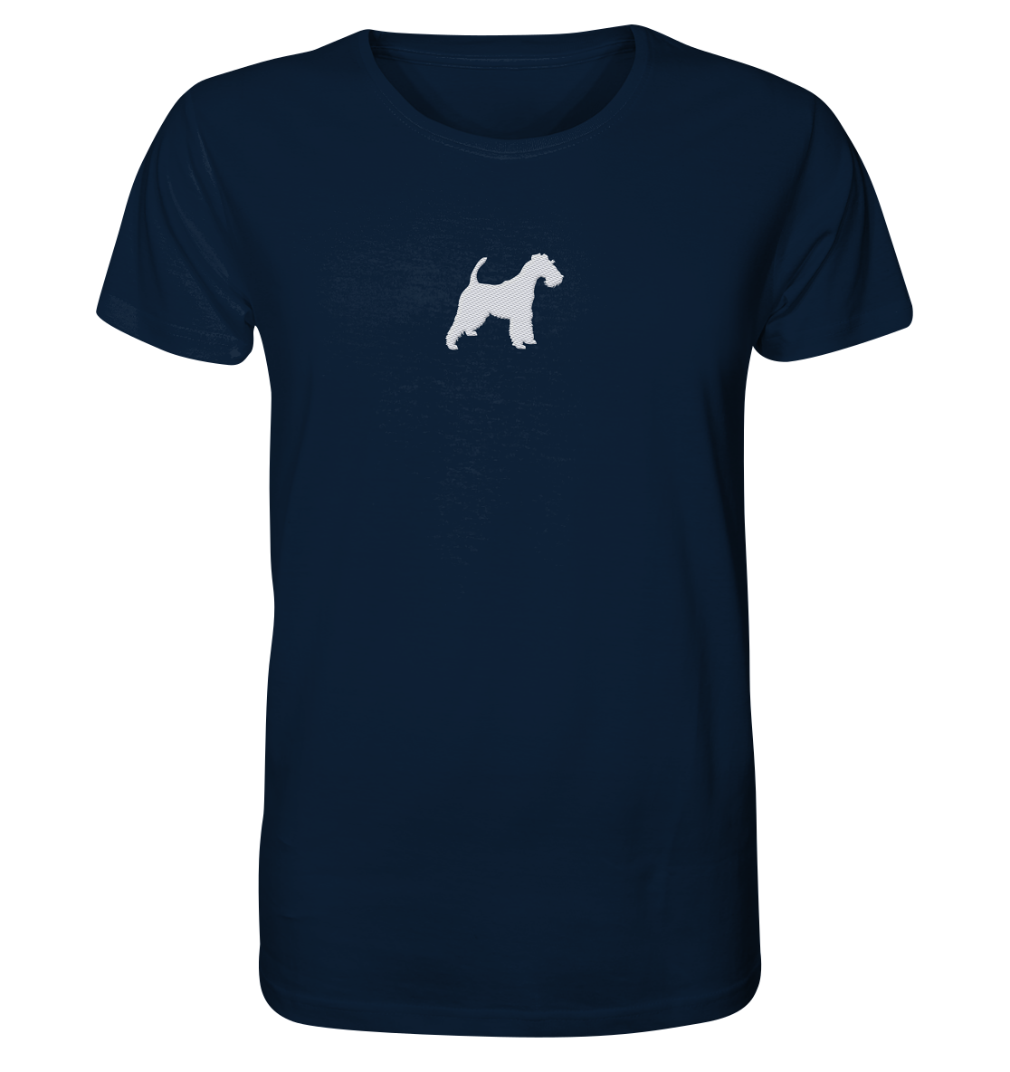 Drahthaar Foxterrier Terrier-Silhouette - Organic Shirt (Stick)