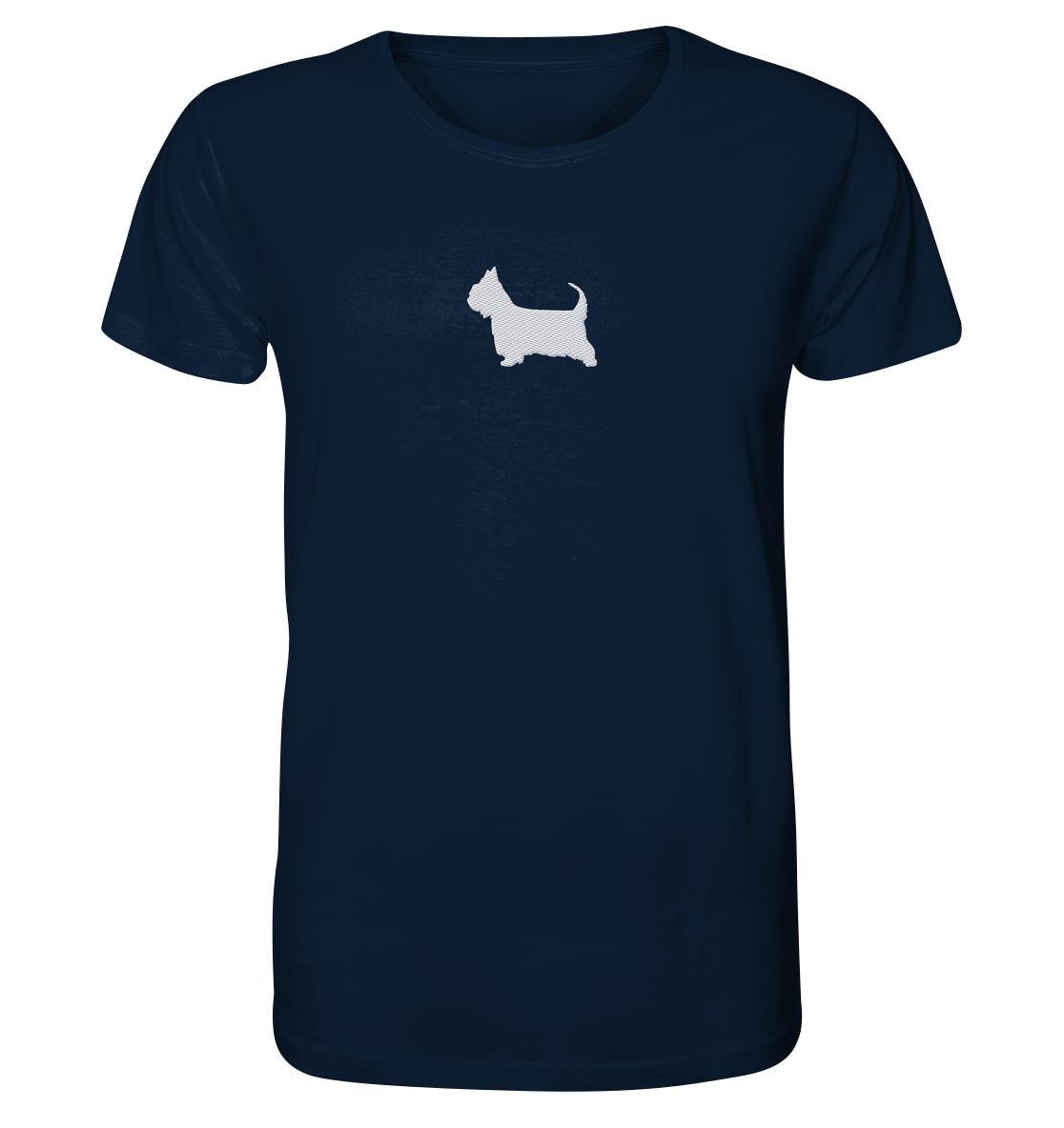 Australian Silky Terrier-Silhouette - Organic Shirt (Stick)