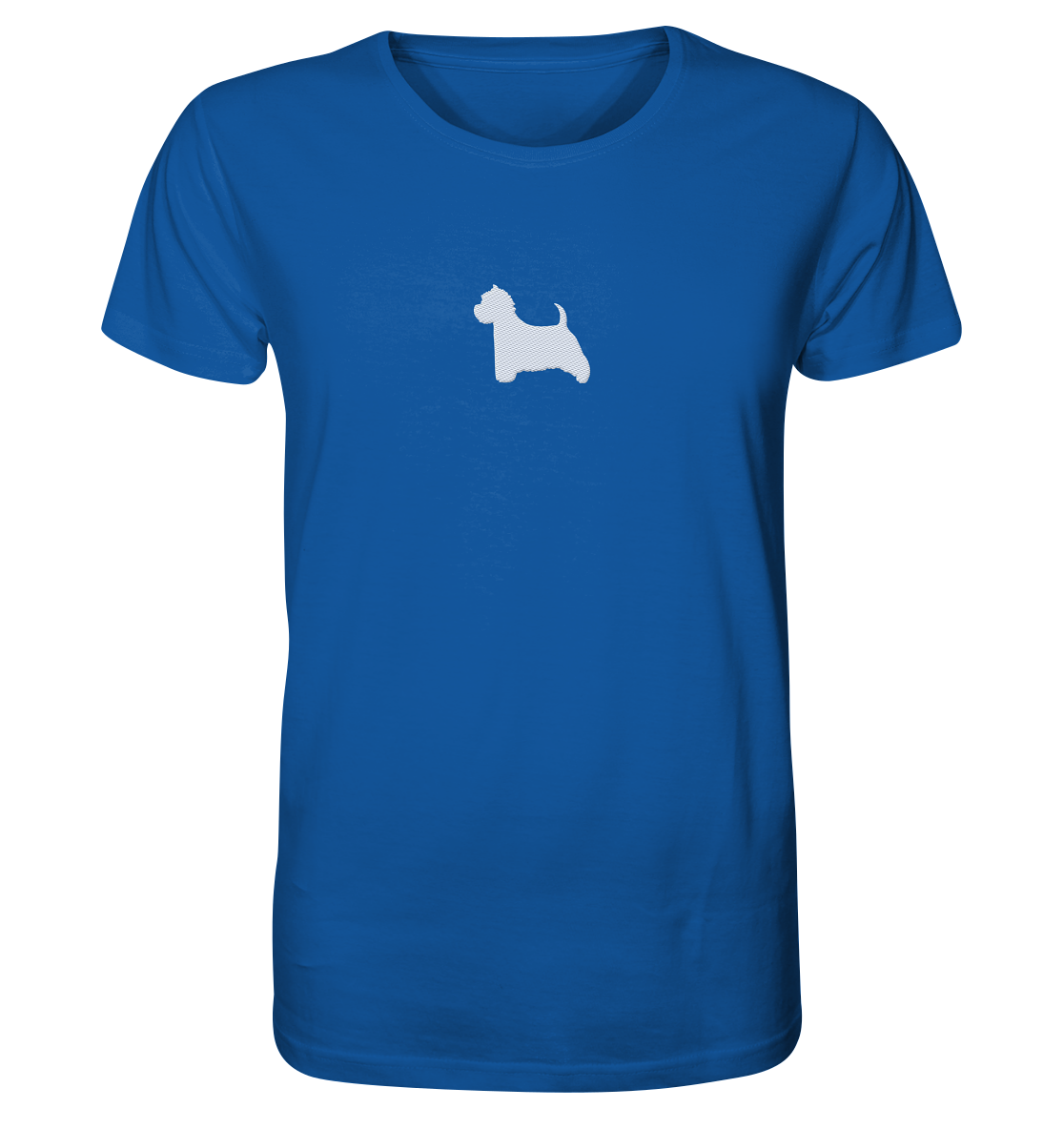 West Highland White Terrier-Silhouette - Organic Shirt (Stick)
